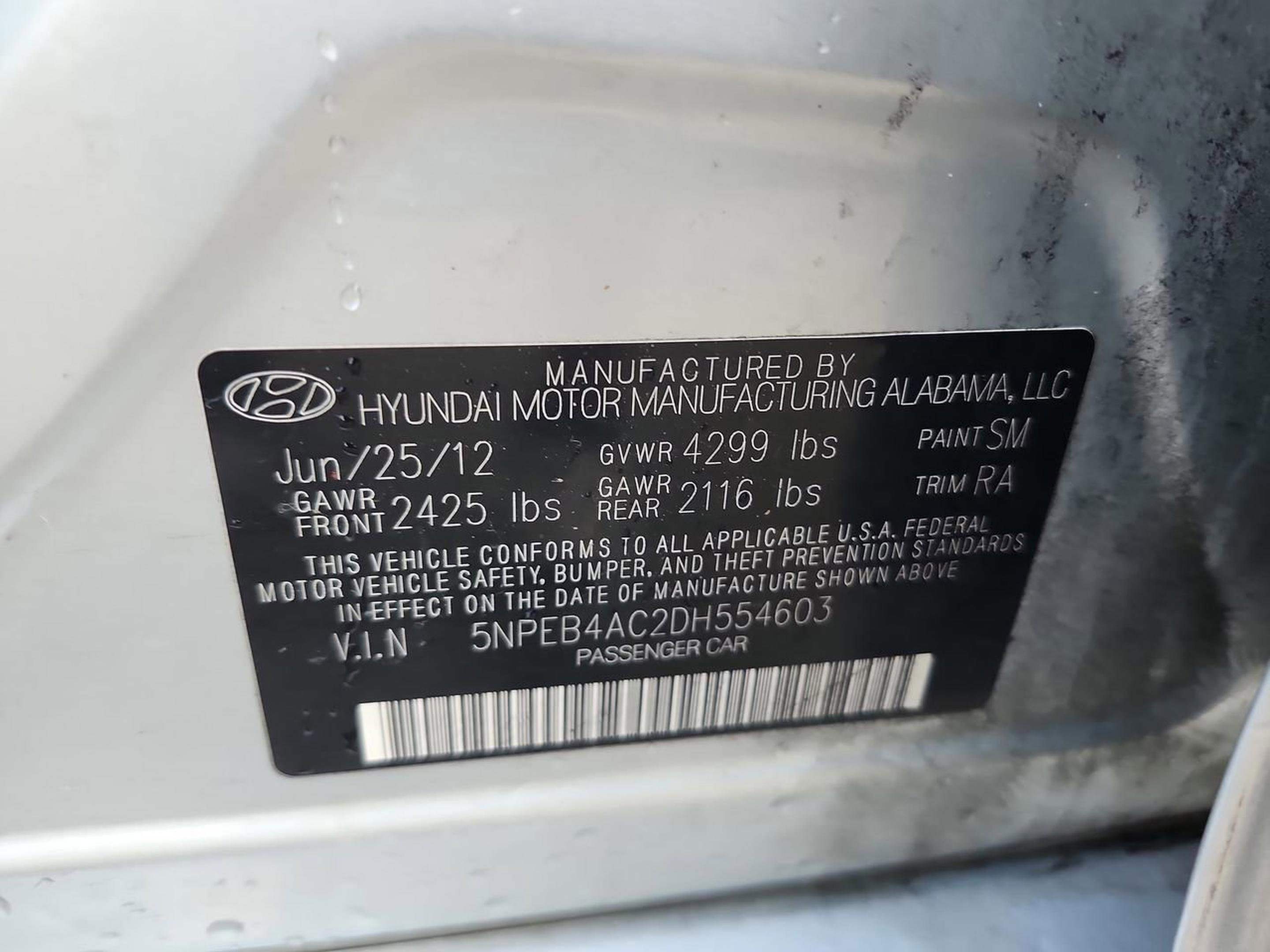Used 2013 Hyundai Sonata GLS w/ Popular Equipment Pkg FWD image 24