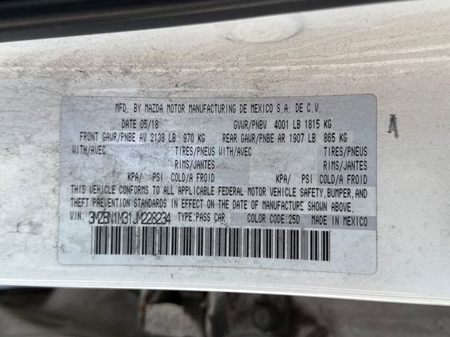 Used 2018 MAZDA MAZDA3 Grand Touring w/ Premium Equipment Package image 19