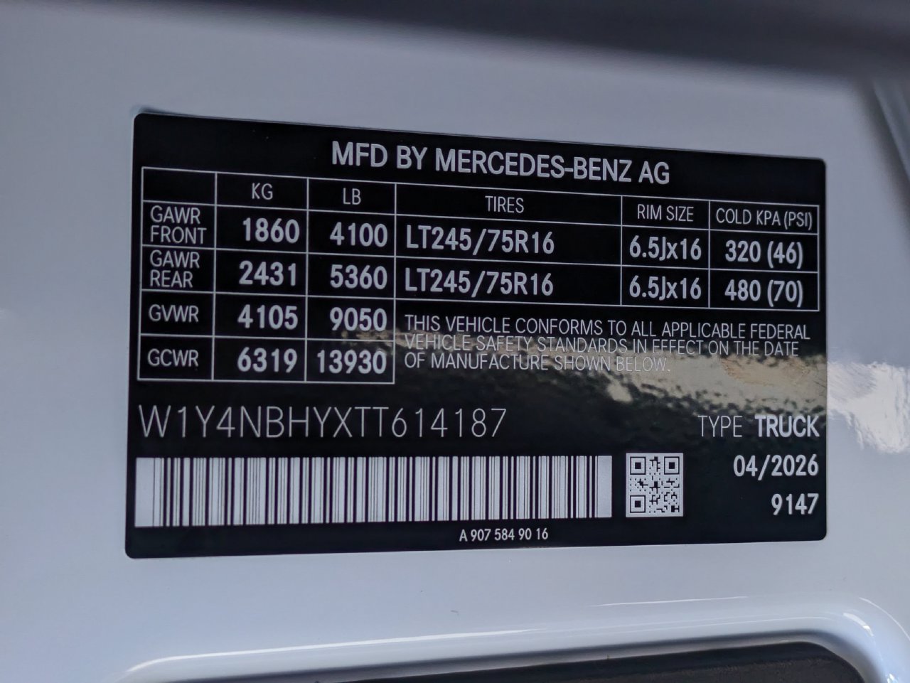 New 2026 Mercedes-Benz Sprinter 2500 image 12