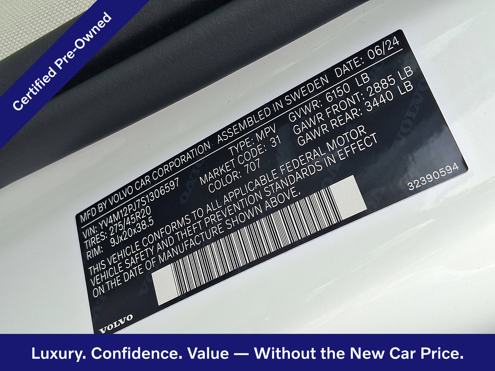 Certified 2025 Volvo XC90 B5 Core w/ Climate Package AWD/4WD image 28