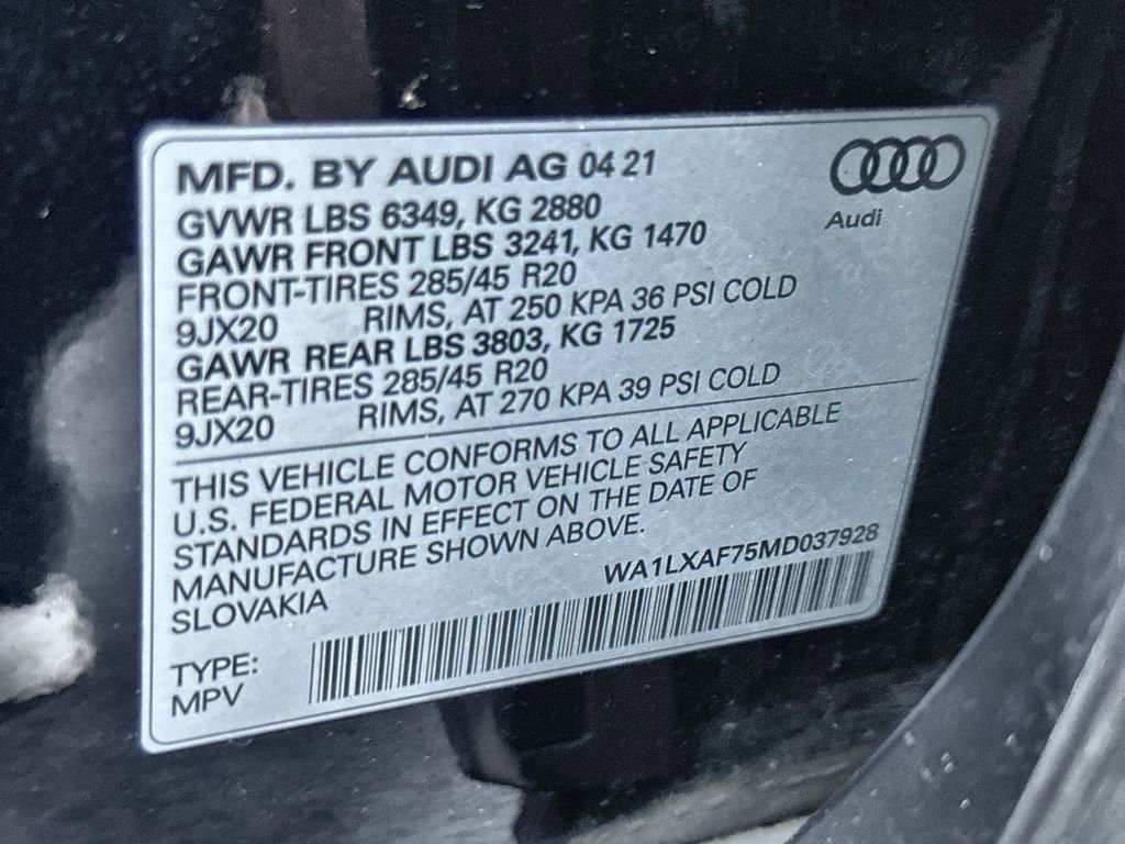 Used 2021 Audi Q7 3.0T Premium Plus w/ Premium Plus Package AWD/4WD image 29