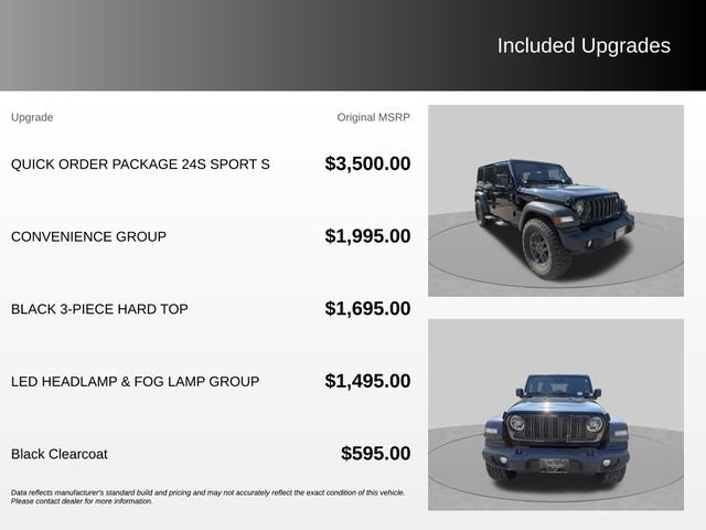 Used 2024 Jeep Wrangler Unlimited Sport AWD/4WD image 4