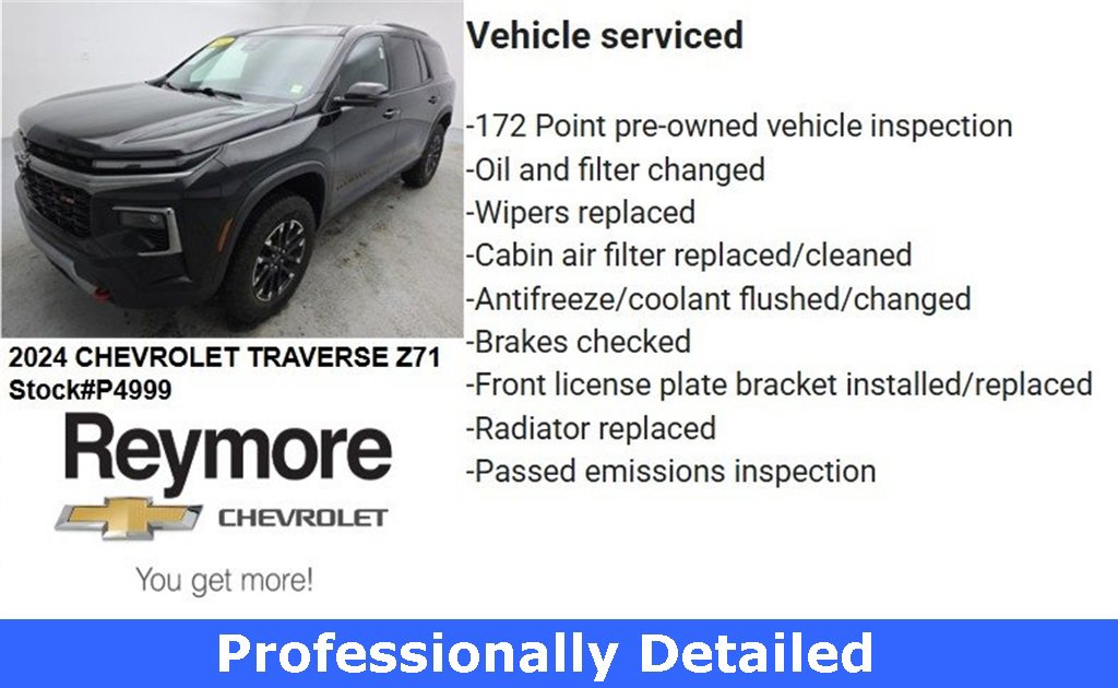 Used 2024 Chevrolet Traverse Z71 w/ Enhanced Driving Package image 63