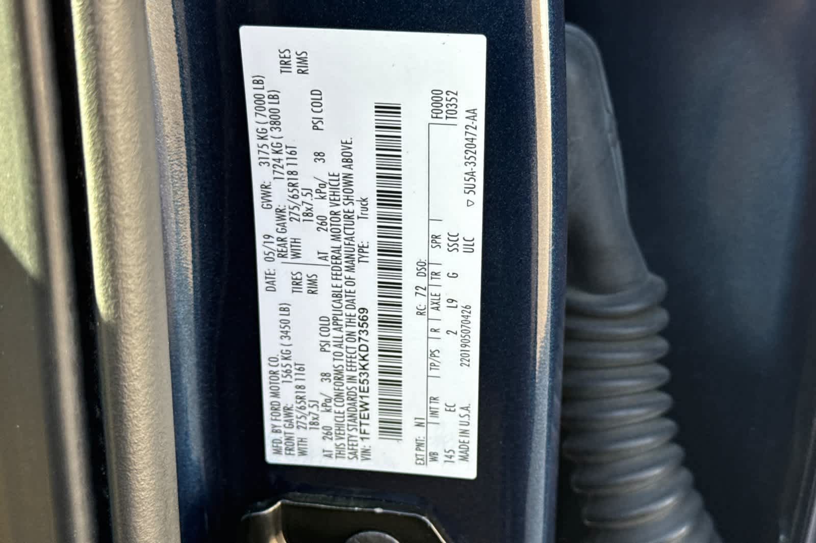 Used 2019 Ford F150 Lariat w/ Equipment Group 501A Mid AWD/4WD image 26