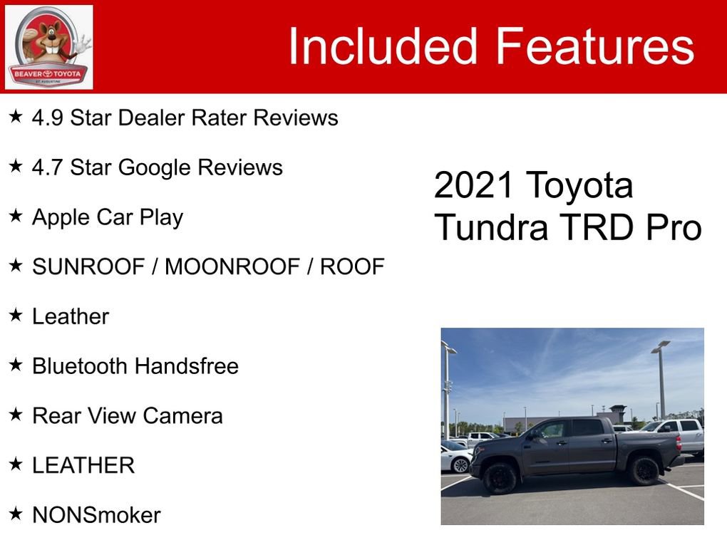 Used 2021 Toyota Tundra TRD Pro AWD/4WD image 5