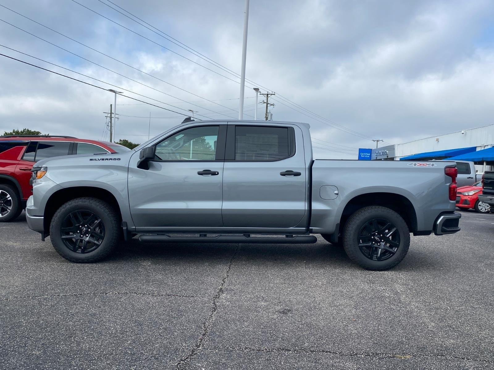 New 2026 Chevrolet Silverado 1500 Custom w/ Turbomax Blackout Package AWD/4WD image 3