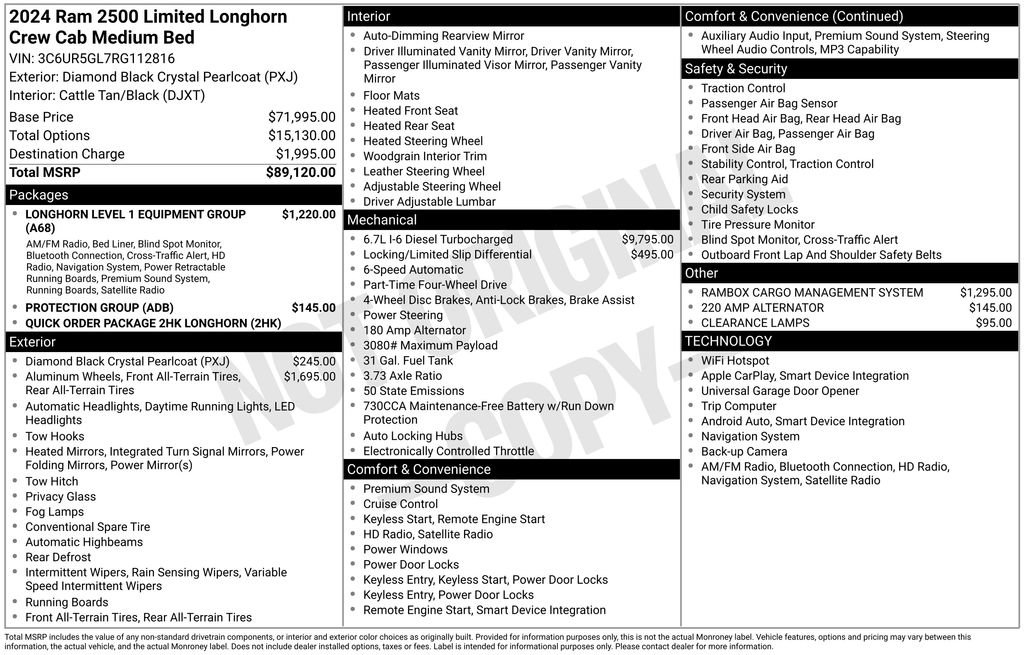 Certified 2024 RAM 2500 Limited AWD/4WD image 5
