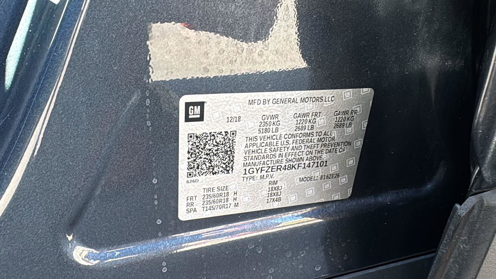 Used 2019 Cadillac XT4 Sport w/ Driver Awareness Package image 8