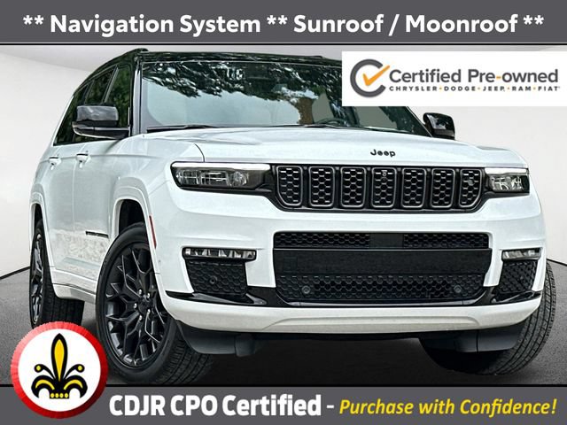Certified 2025 Jeep Grand Cherokee L Summit w/ Advanced Protech Group IV AWD/4WD image 1