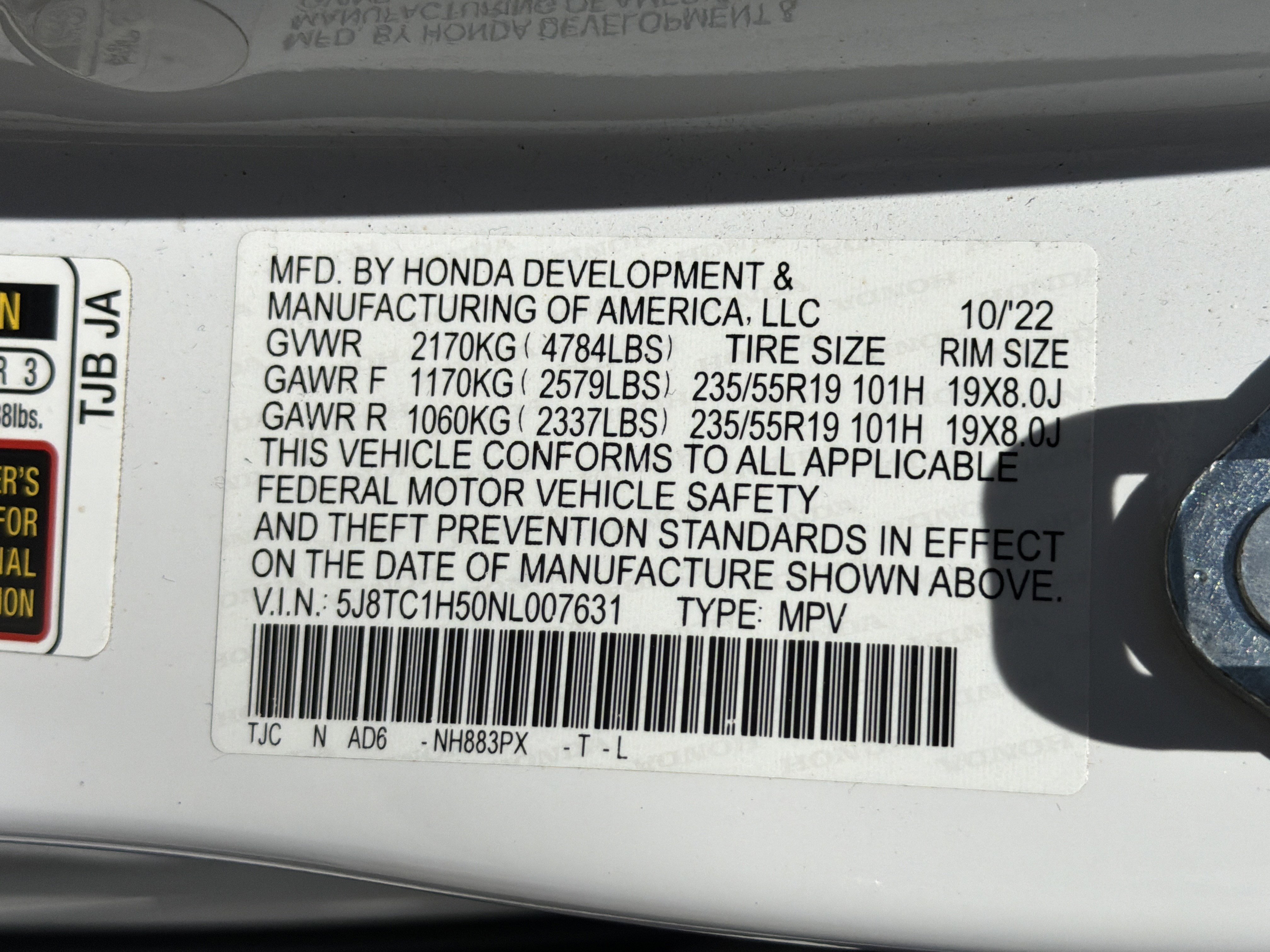 Certified 2022 Acura RDX FWD w/ Technology Package image 35