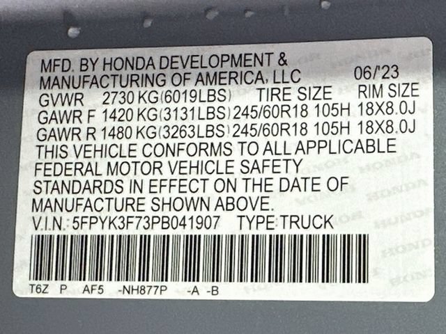 Used 2023 Honda Ridgeline RTL-E image 34