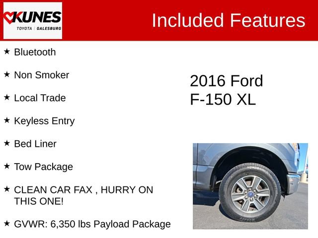 Used 2016 Ford F150 XLT image 2