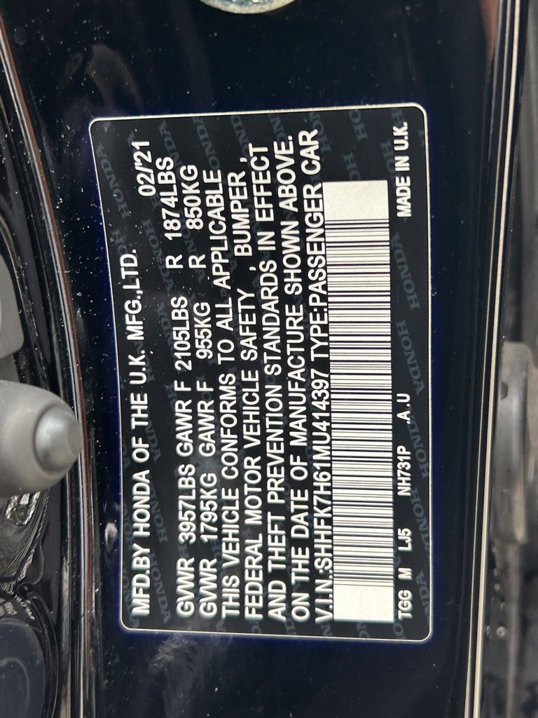 Used 2021 Honda Civic EX image 48