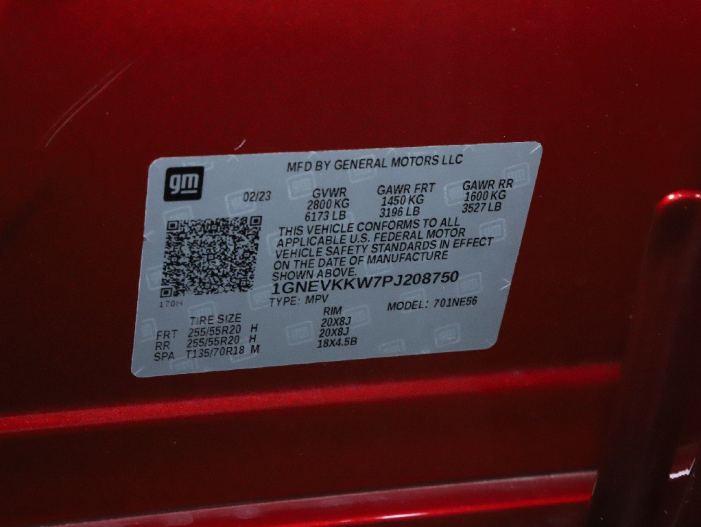 Used 2023 Chevrolet Traverse Premier w/ LPO, Floor Liner Package AWD/4WD image 21