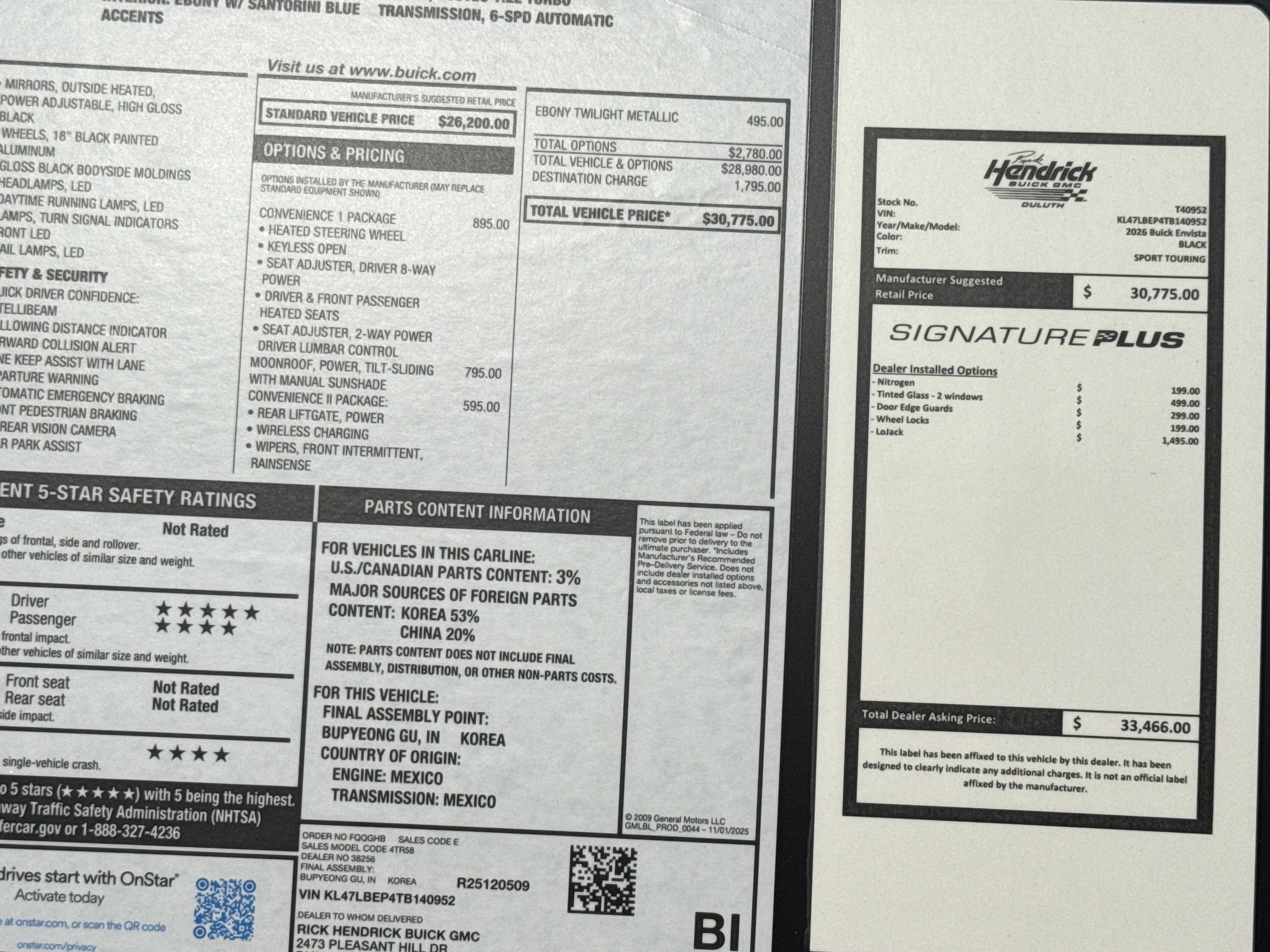 New 2026 Buick Envista Sport Touring w/ Convenience I Package image 35
