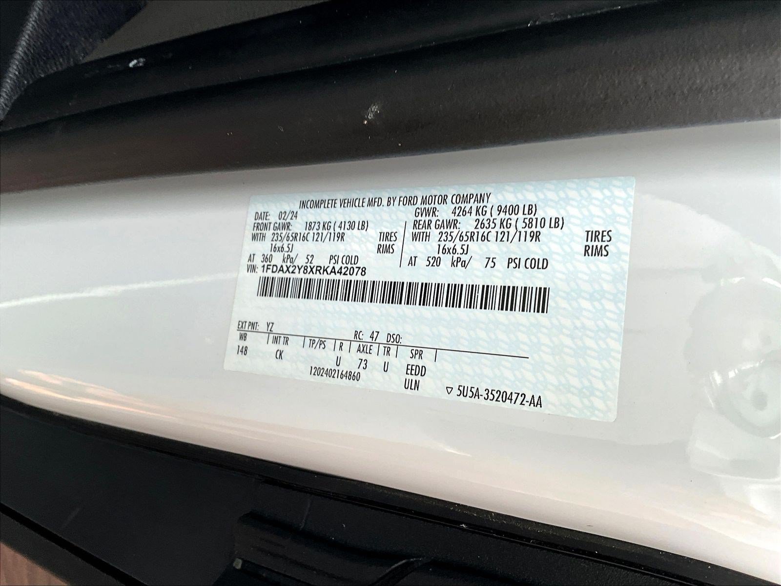 Used 2024 Ford Transit 350 XL RWD image 18