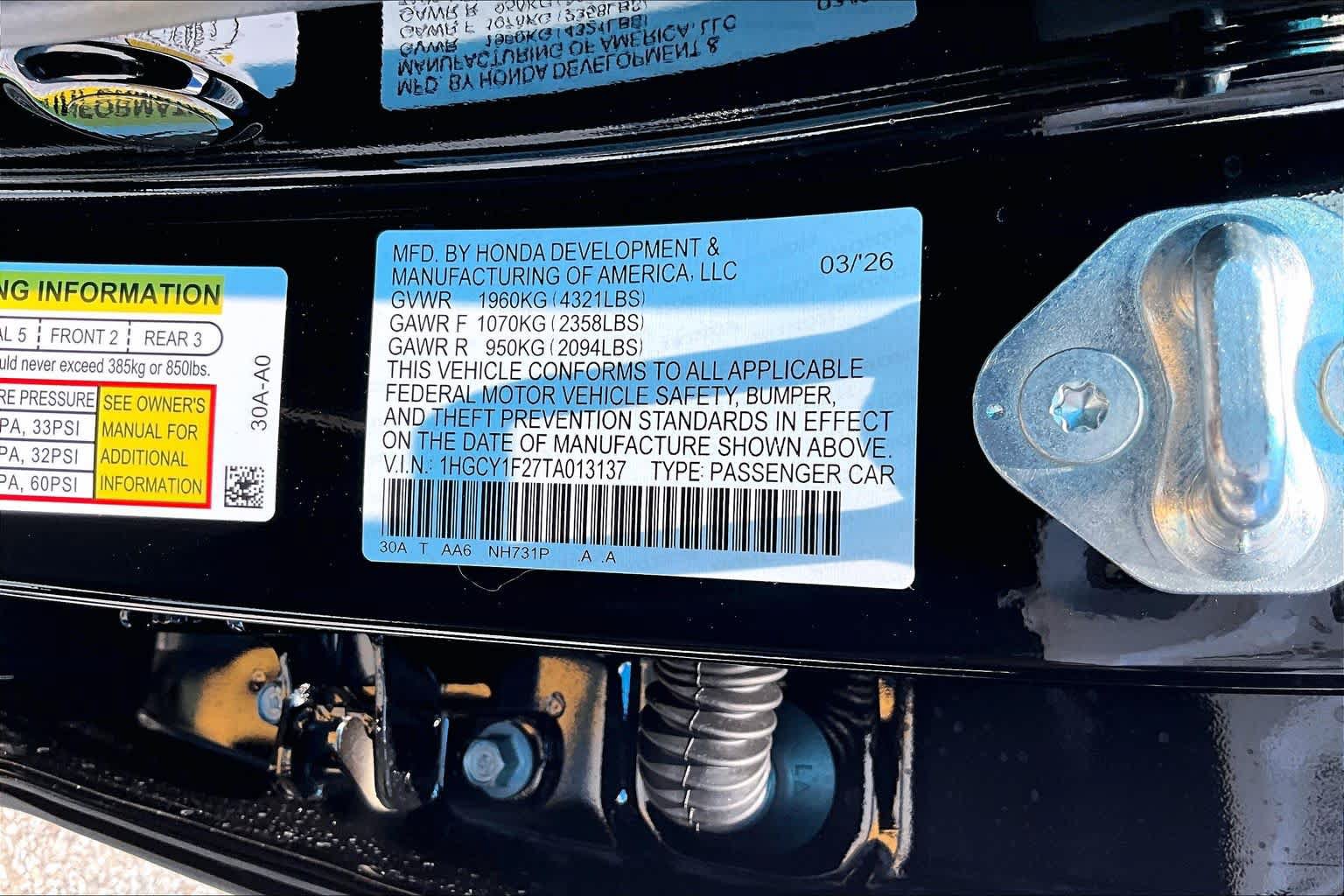 Used 2026 Honda Accord LX image 21