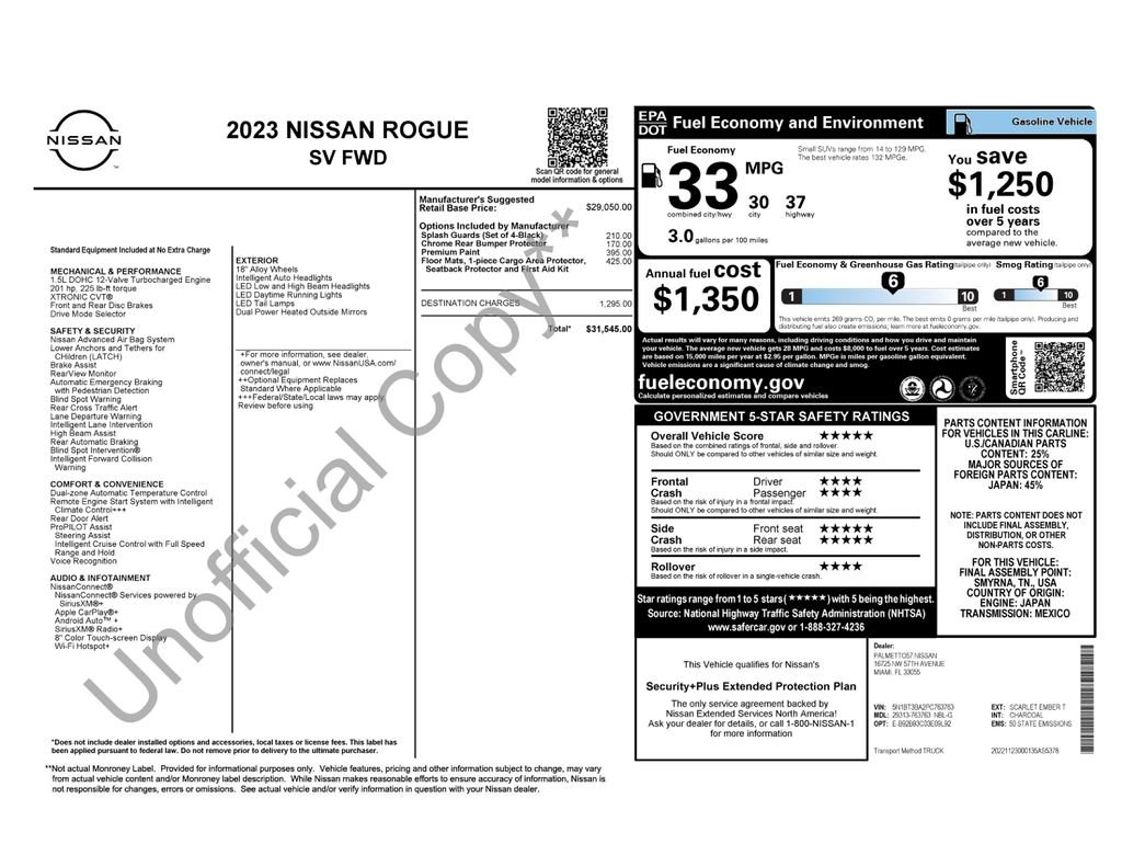 Certified 2023 Nissan Rogue SV image 5