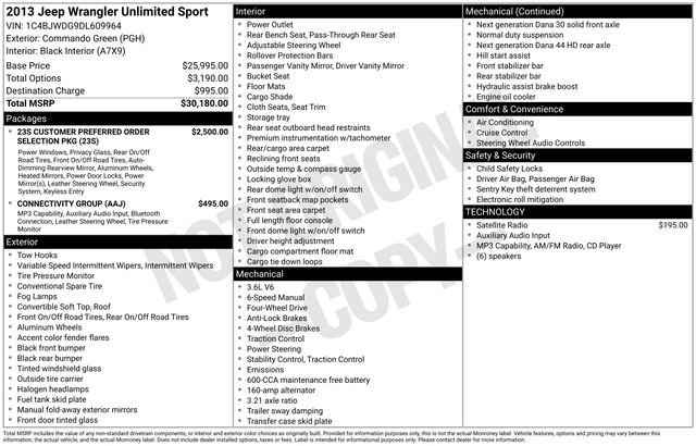 Used 2013 Jeep Wrangler Unlimited Sport image 10