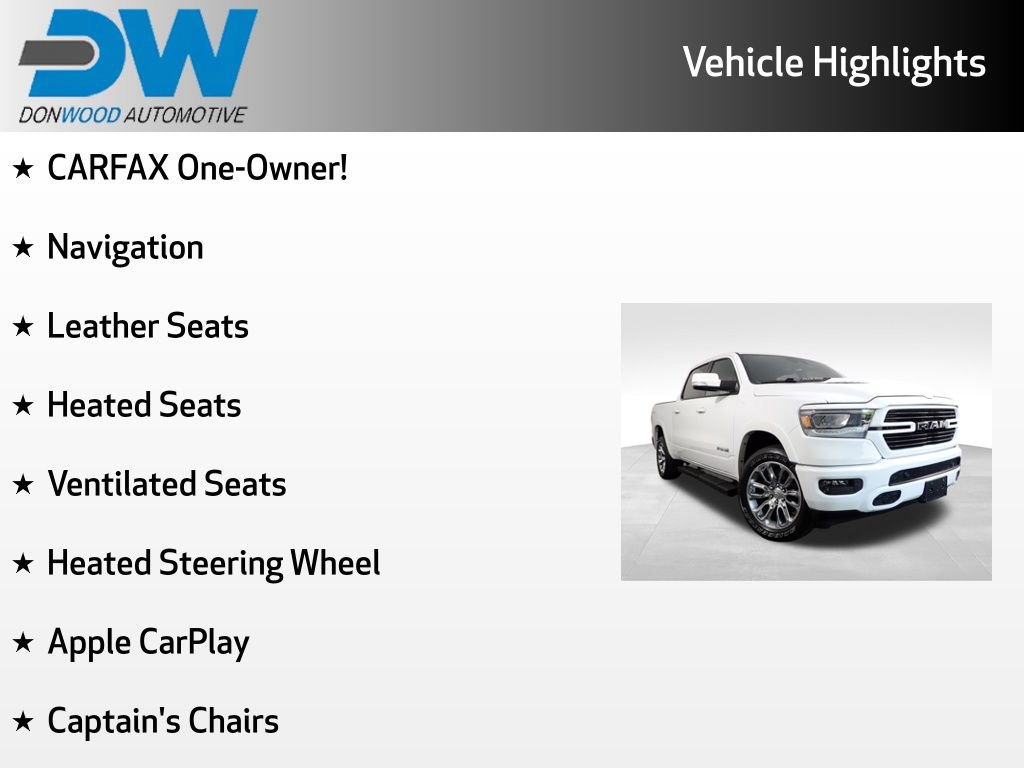Used 2022 RAM 1500 Laramie w/ Sport Appearance Package AWD/4WD image 3