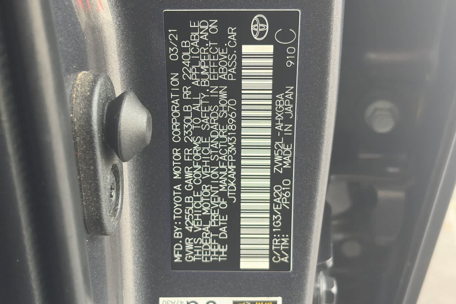 Used 2021 Toyota Prius Prime Limited FWD image 32