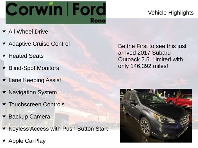 Used 2017 Subaru Outback 2.5i Limited AWD/4WD image 4