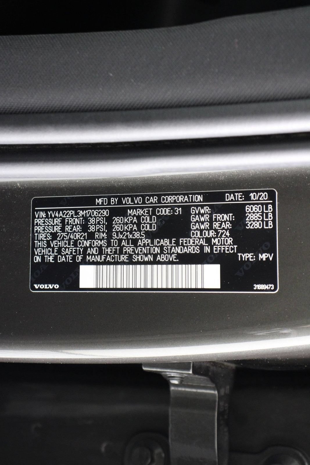 Used 2021 Volvo XC90 T6 Inscription w/ Advanced Package AWD/4WD image 16