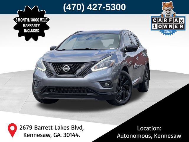 Used 2018 Nissan Murano SL w/ Midnight Edition Package