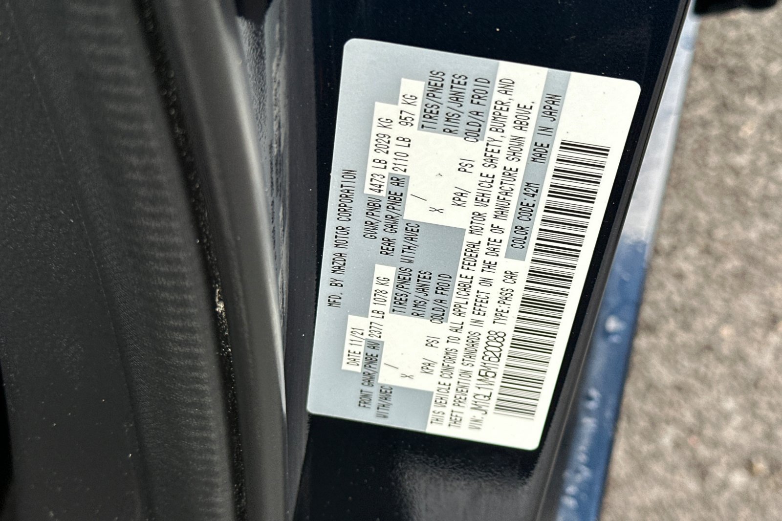 Used 2021 MAZDA MAZDA6 Touring FWD image 32
