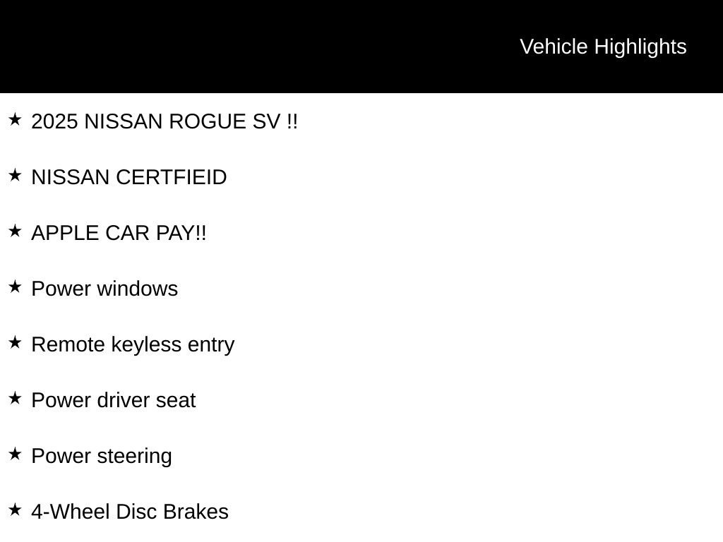 Certified 2025 Nissan Rogue SV AWD/4WD image 6