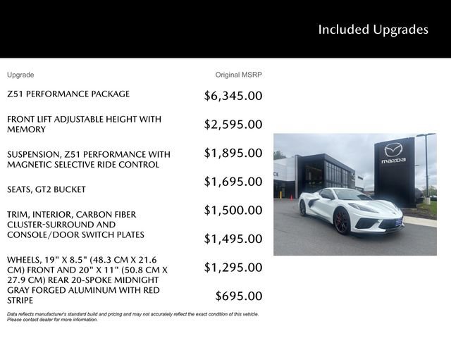 Used 2023 Chevrolet Corvette Stingray Preferred Conv w/ Z51 Performance Package RWD image 5