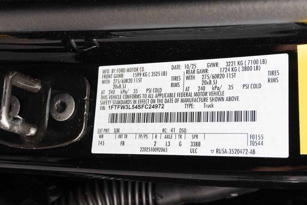 Used 2025 Ford F150 XLT w/ Equipment Group 302A MID AWD/4WD image 34