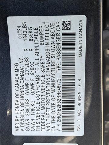 Used 2024 Honda Civic Sport image 23