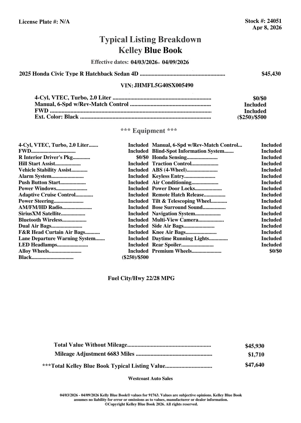 Used 2025 Honda Civic Type R image 4