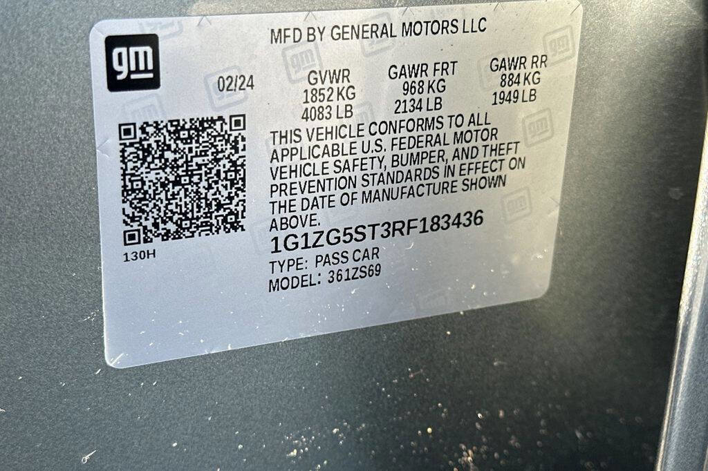 Used 2024 Chevrolet Malibu RS w/ LPO, Floor Liner Package image 28