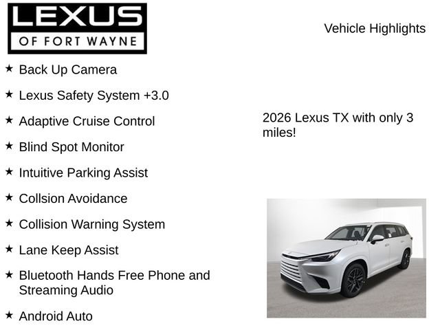 New 2026 Lexus TX 350 AWD image 8