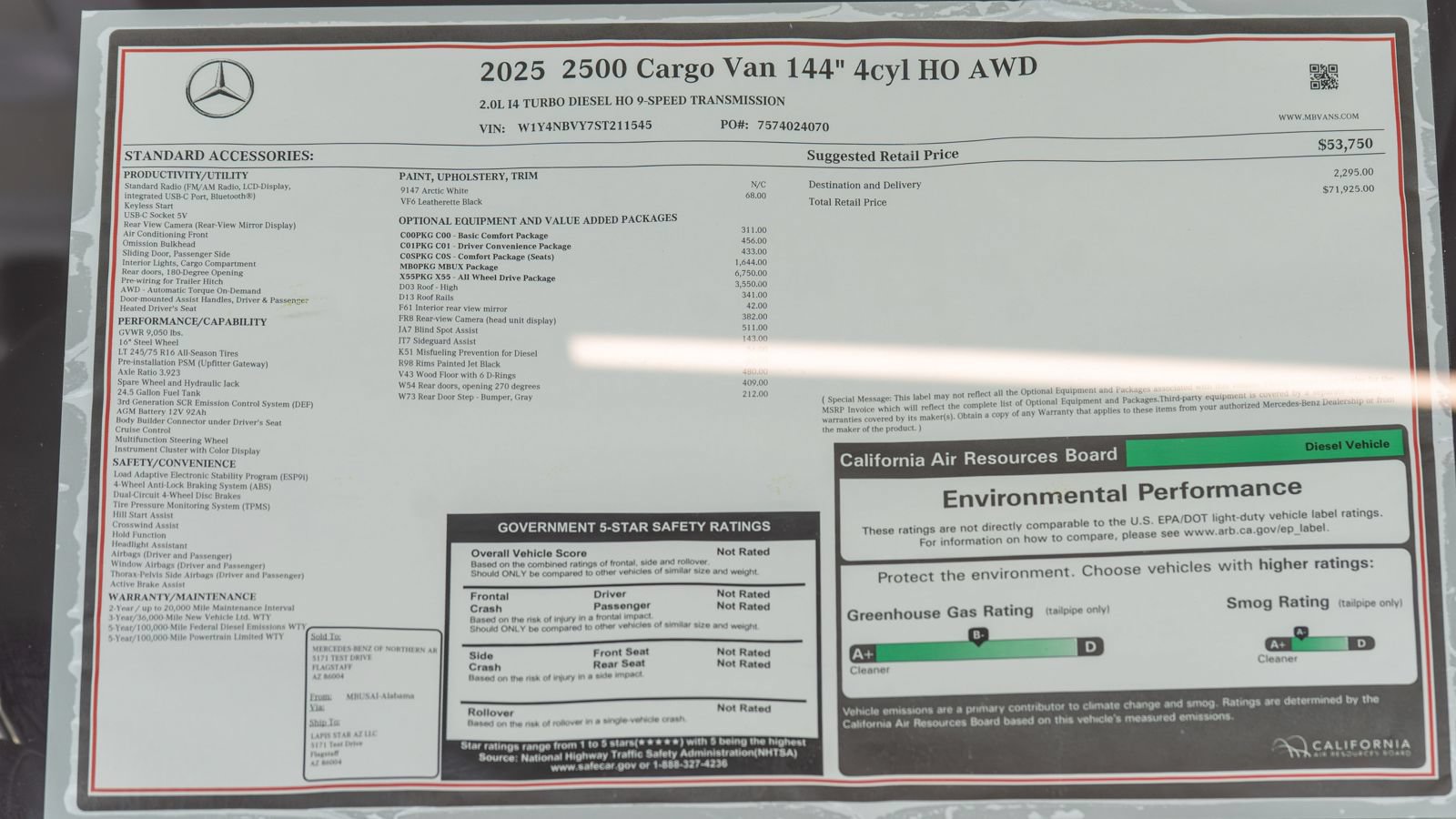 Used 2025 Mercedes-Benz Sprinter 2500 image 33