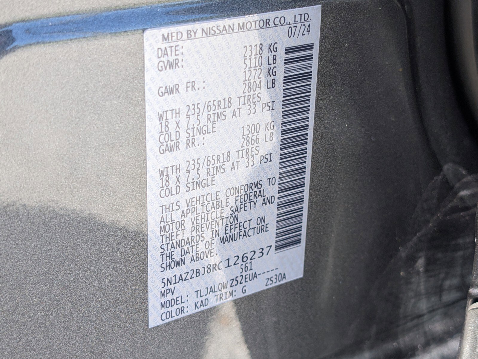 Certified 2024 Nissan Murano SV image 20
