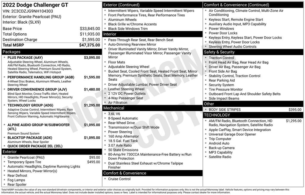 Used 2022 Dodge Challenger GT w/ Plus Package image 27