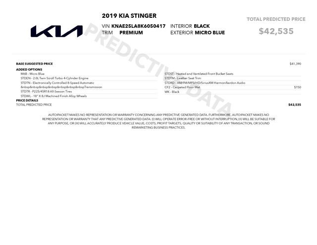 Used 2019 Kia Stinger GT-Line image 3