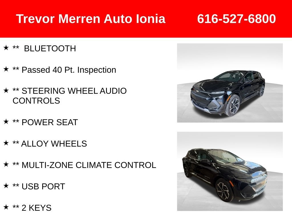 Used 2024 Chevrolet Equinox EV LT w/ Active Safety Package 3 FWD image 14