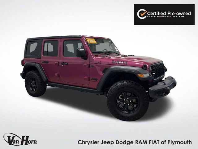 Certified 2024 Jeep Wrangler Willys