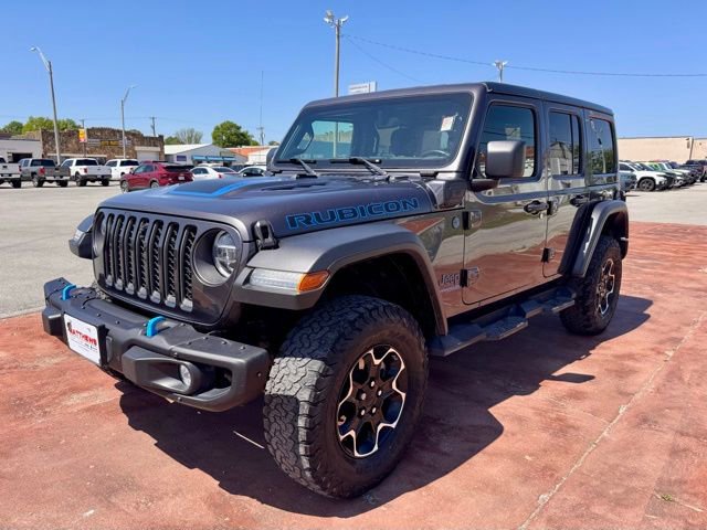 Used 2021 Jeep Wrangler Unlimited Rubicon 4xe w/ Steel Bumper Group AWD/4WD image 1