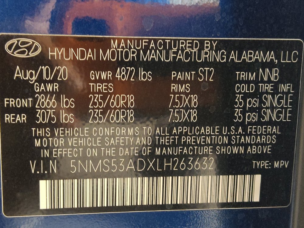 Used 2020 Hyundai Santa Fe Limited w/ Cargo Package image 33