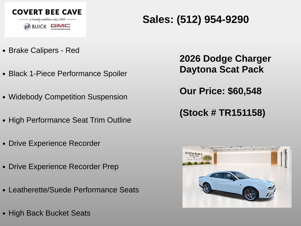 New 2026 Dodge Charger Daytona Scat Pack w/ Track Package AWD/4WD image 22