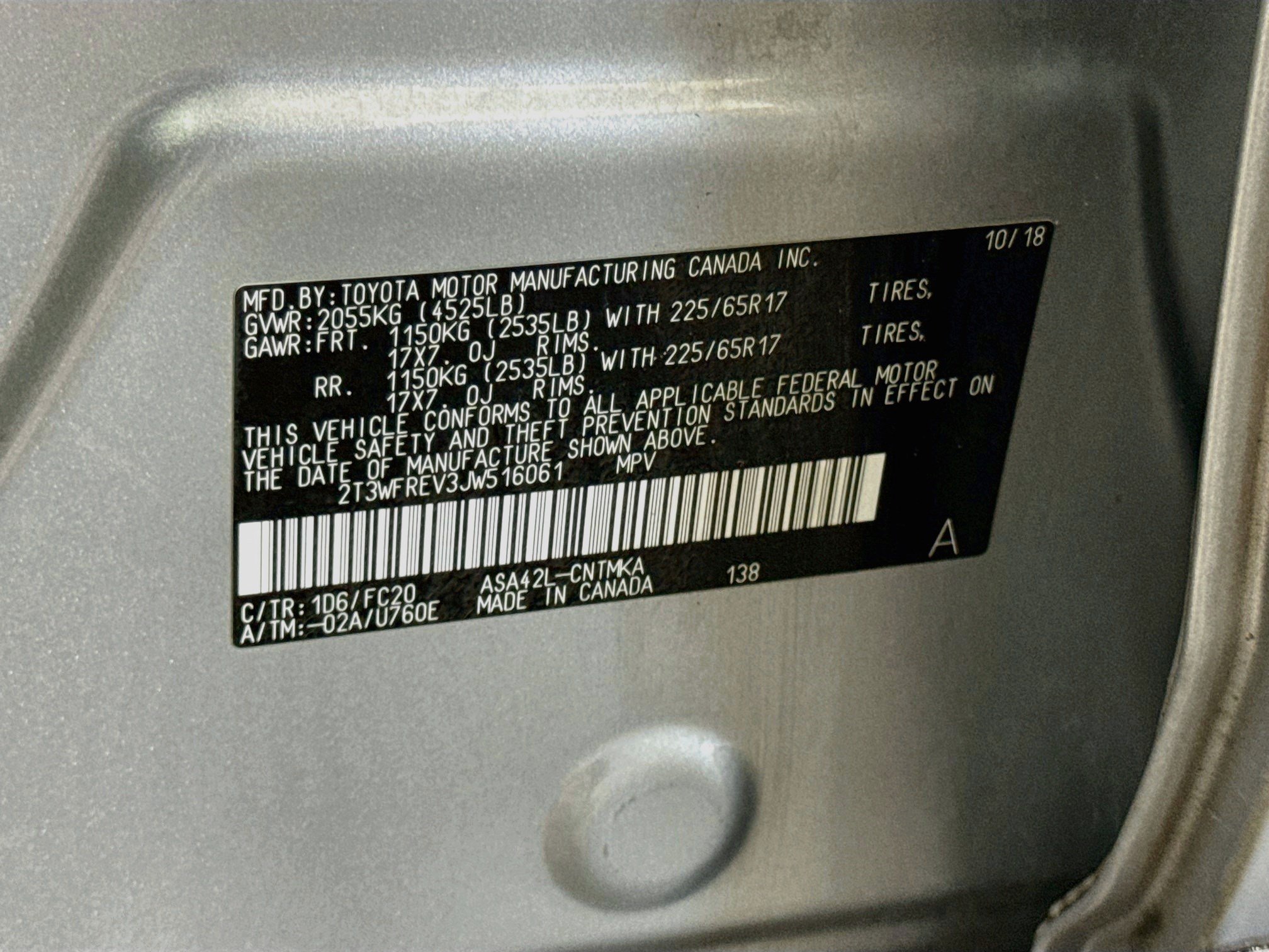 Used 2018 Toyota RAV4 XLE FWD image 39
