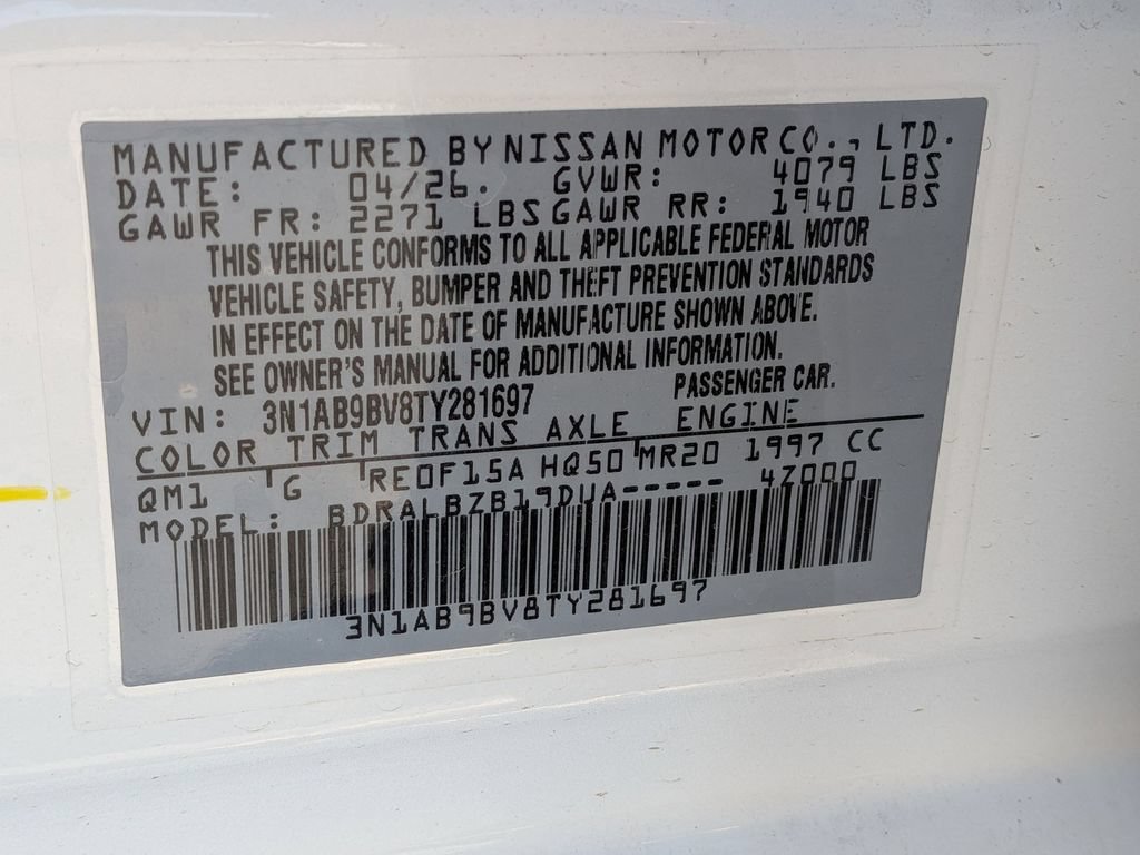 New 2026 Nissan Sentra SV FWD image 26