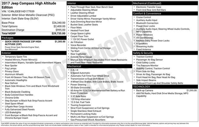 Used 2017 Jeep Compass High Altitude image 5