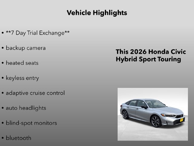 New 2026 Honda Civic Sport Touring image 5