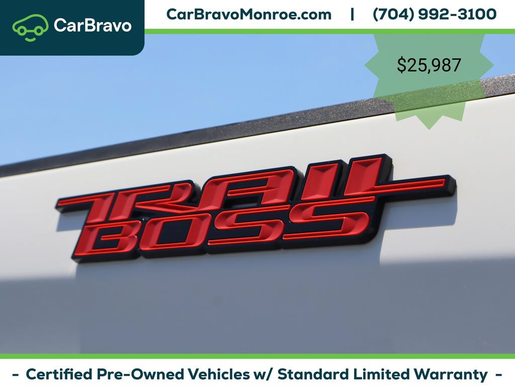 Certified 2019 Chevrolet Silverado 1500 Custom Trail Boss w/ Custom Convenience Package AWD/4WD image 47